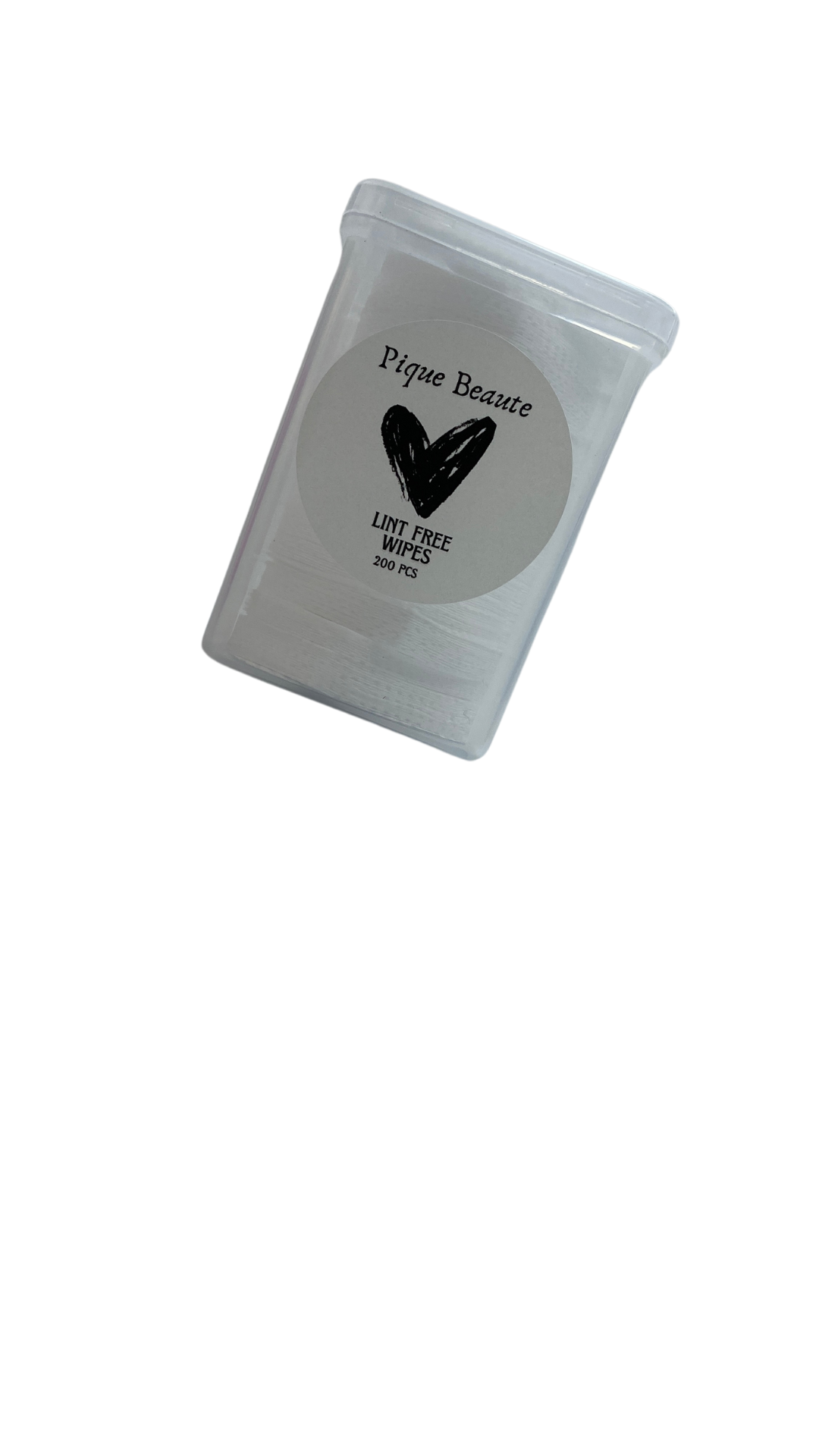 Trio Lint Free Wipes – Pink, white, and purple lint-free wipes for nail prep.