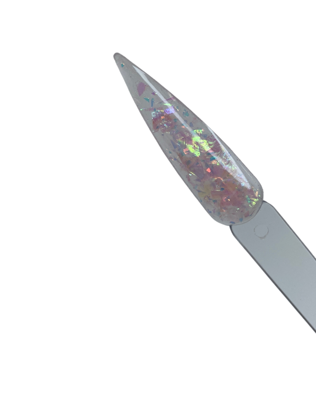 Makima – Iridescent Pink Glitter Acrylic Powder (Clear Base)
