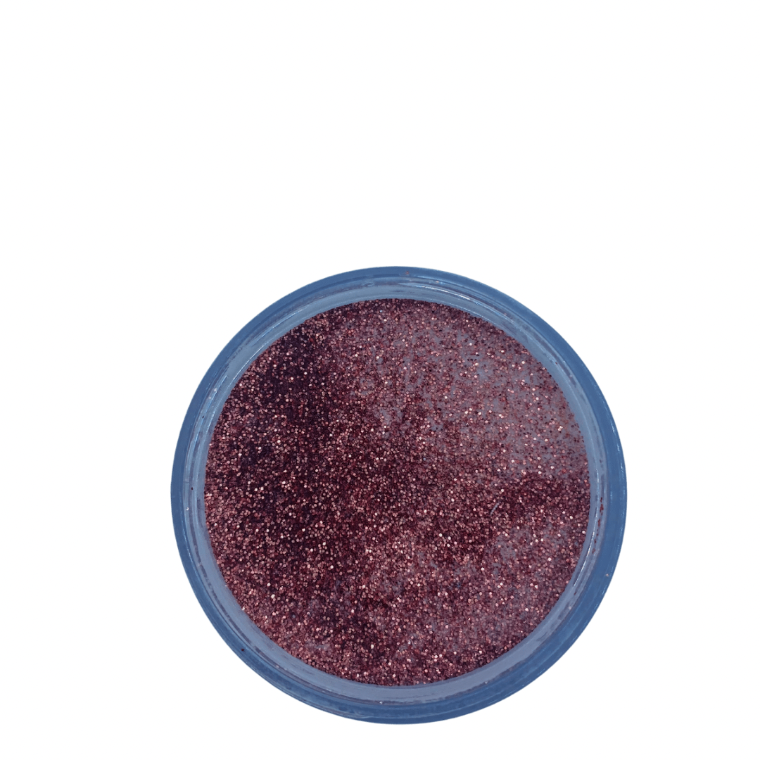 Eren Jaeger – Brown glitter acrylic powder, earthy tones for luxe nails.